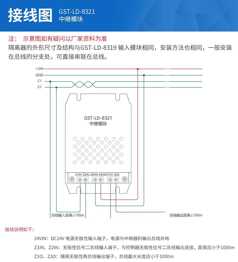 GST-LD-8321中繼模塊產(chǎn)品特點(diǎn)